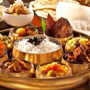 Nicht-vegetarische Mahlzeiten Menü (4 Personen)