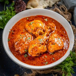 Chicken Vindaloo (sehr scharf)